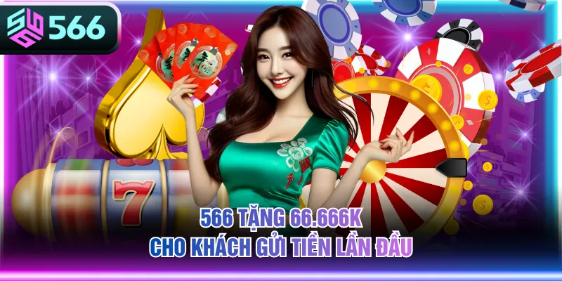 566 tặng 66.666K cho khách gửi tiền lần đầu